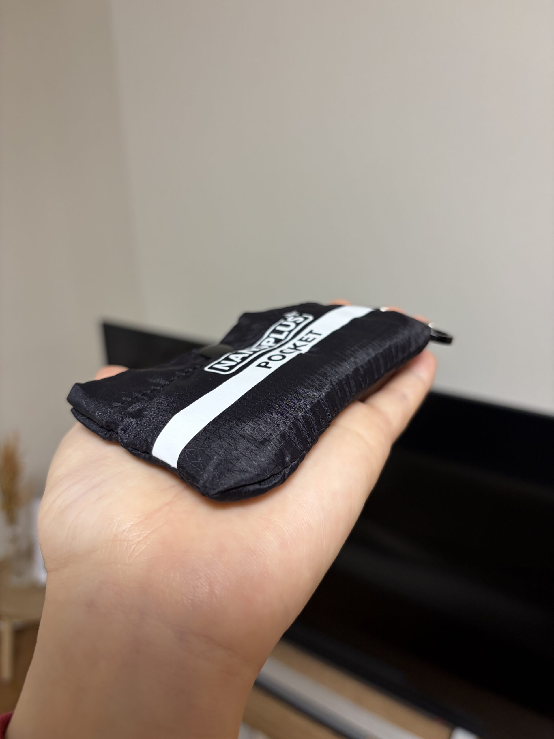 NANOPLUS POCKETを手のひらの上に乗せた様子