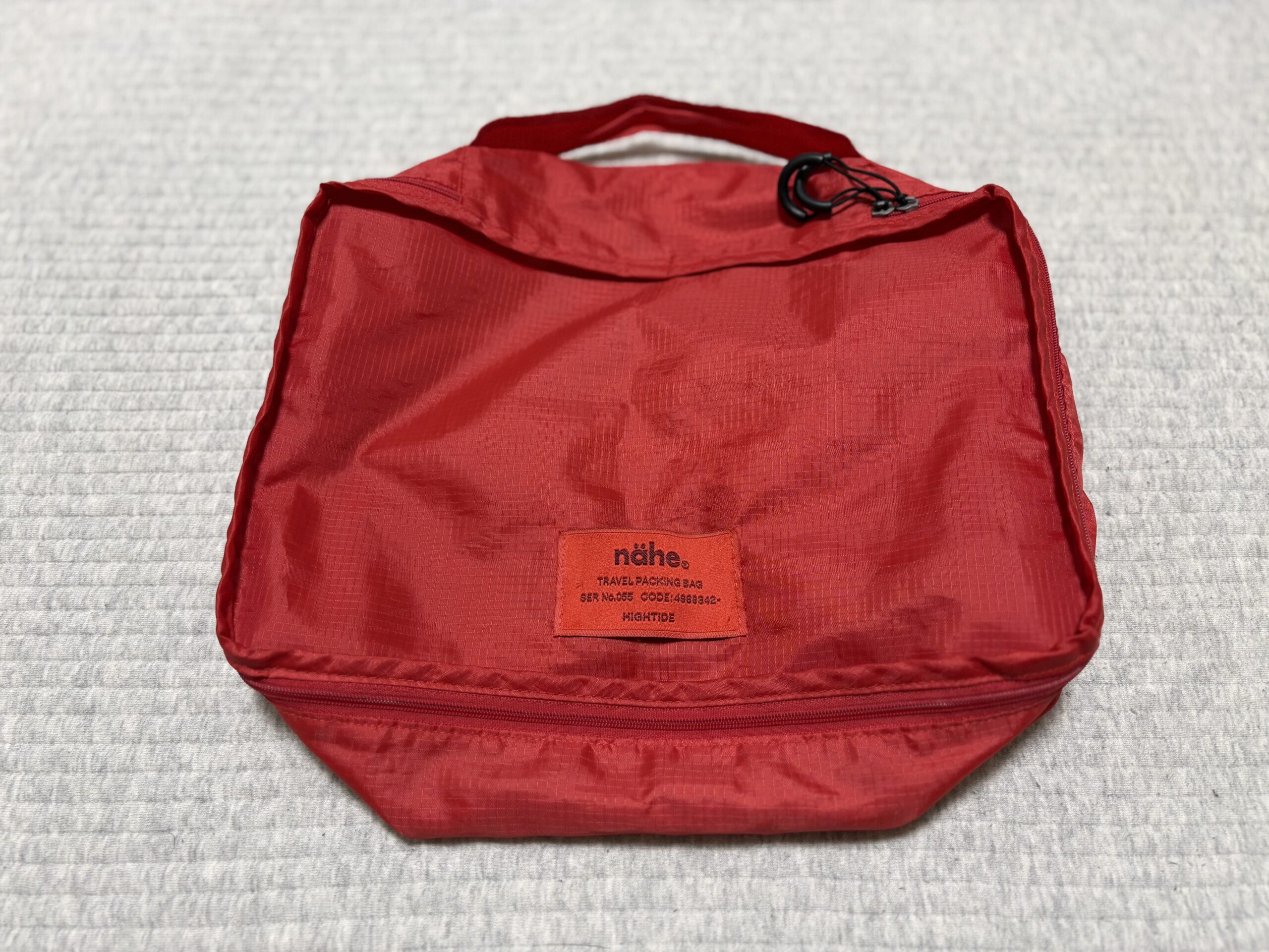 naheトラベルパッキングバッグのMサイズ