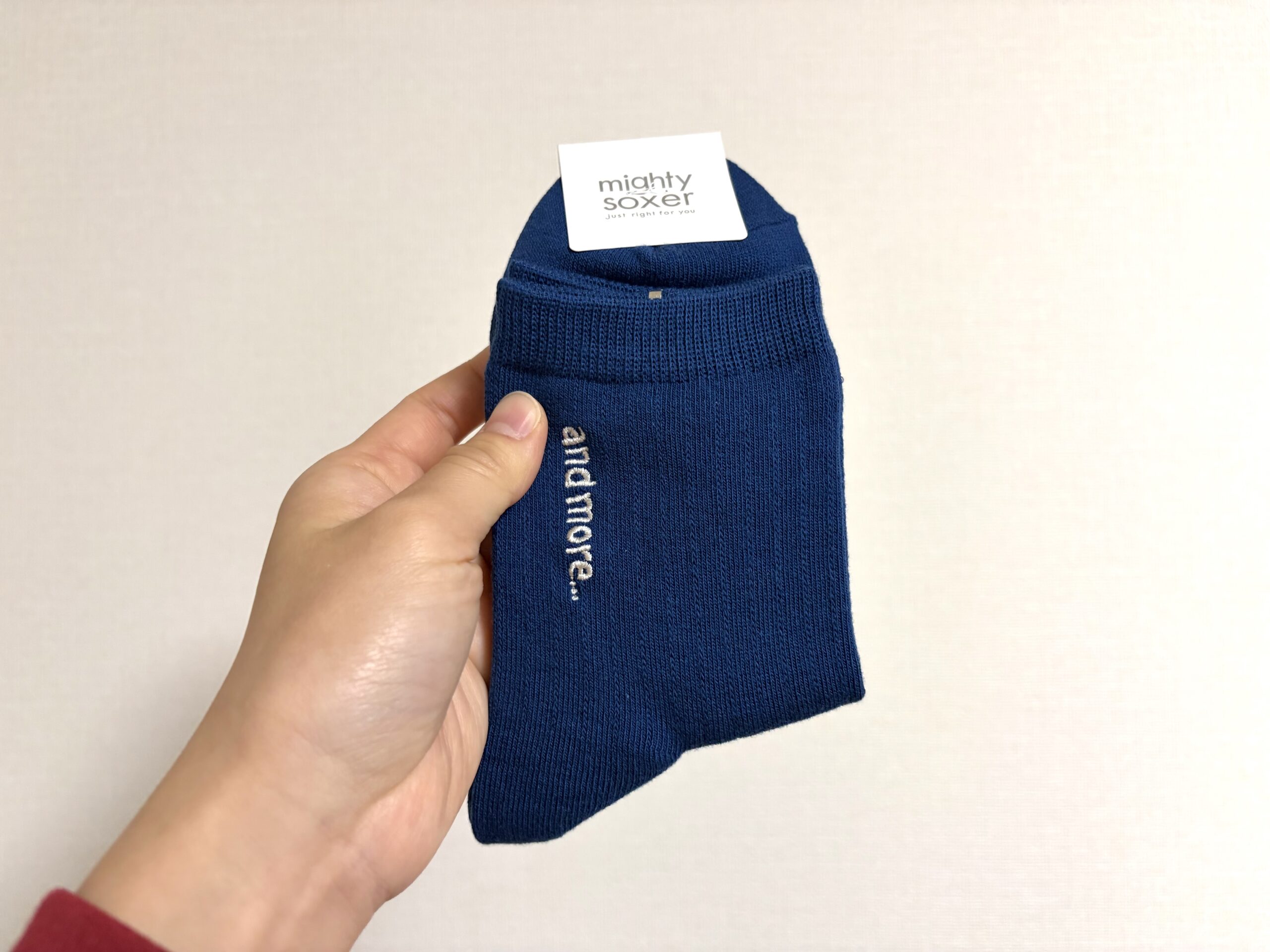 靴下屋 リブ風口ゴ刺繍ショートソックス