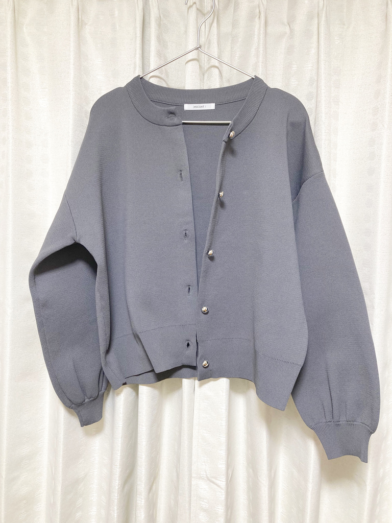【Discoat】メタル釦スポンディッシュカーディガン